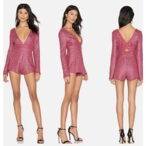 NBD x Naven Stella sequin romper